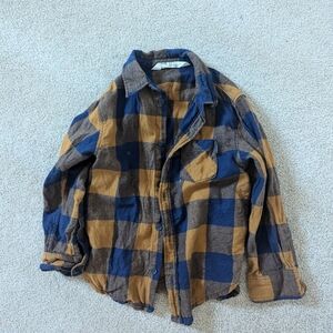 H&M 3-4T Plaid Button Up Shirt